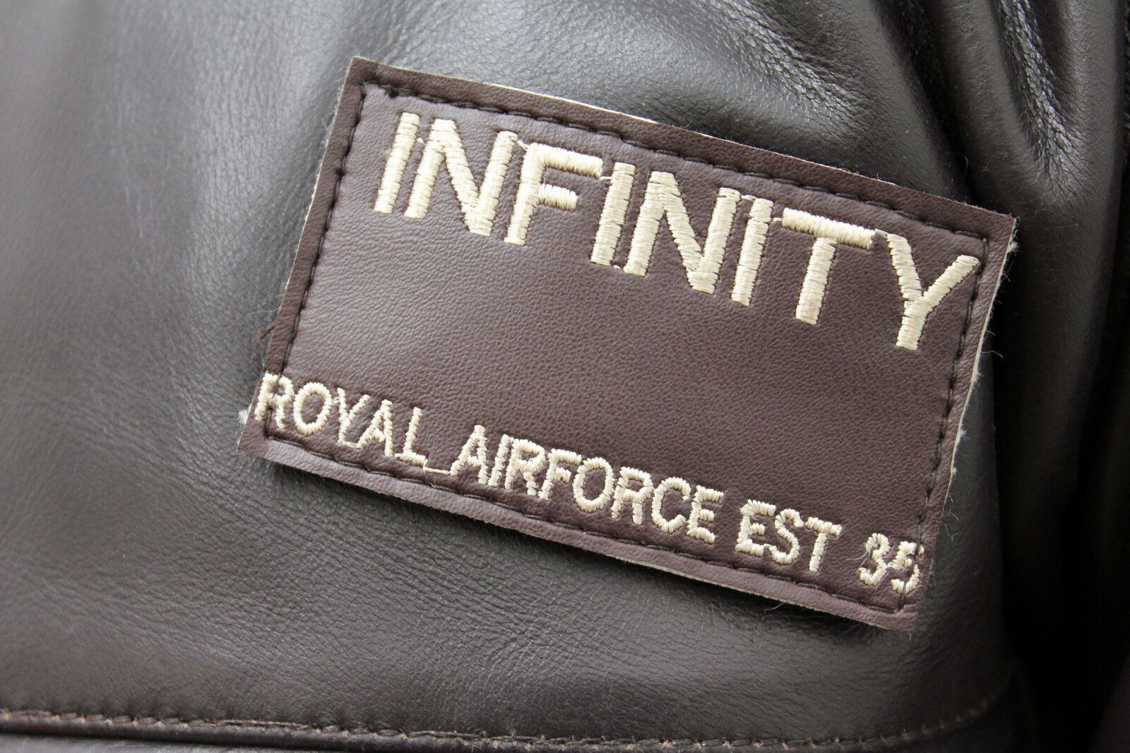 Mens US Badged Air Force Bomber Jacket-Clare - Image 10