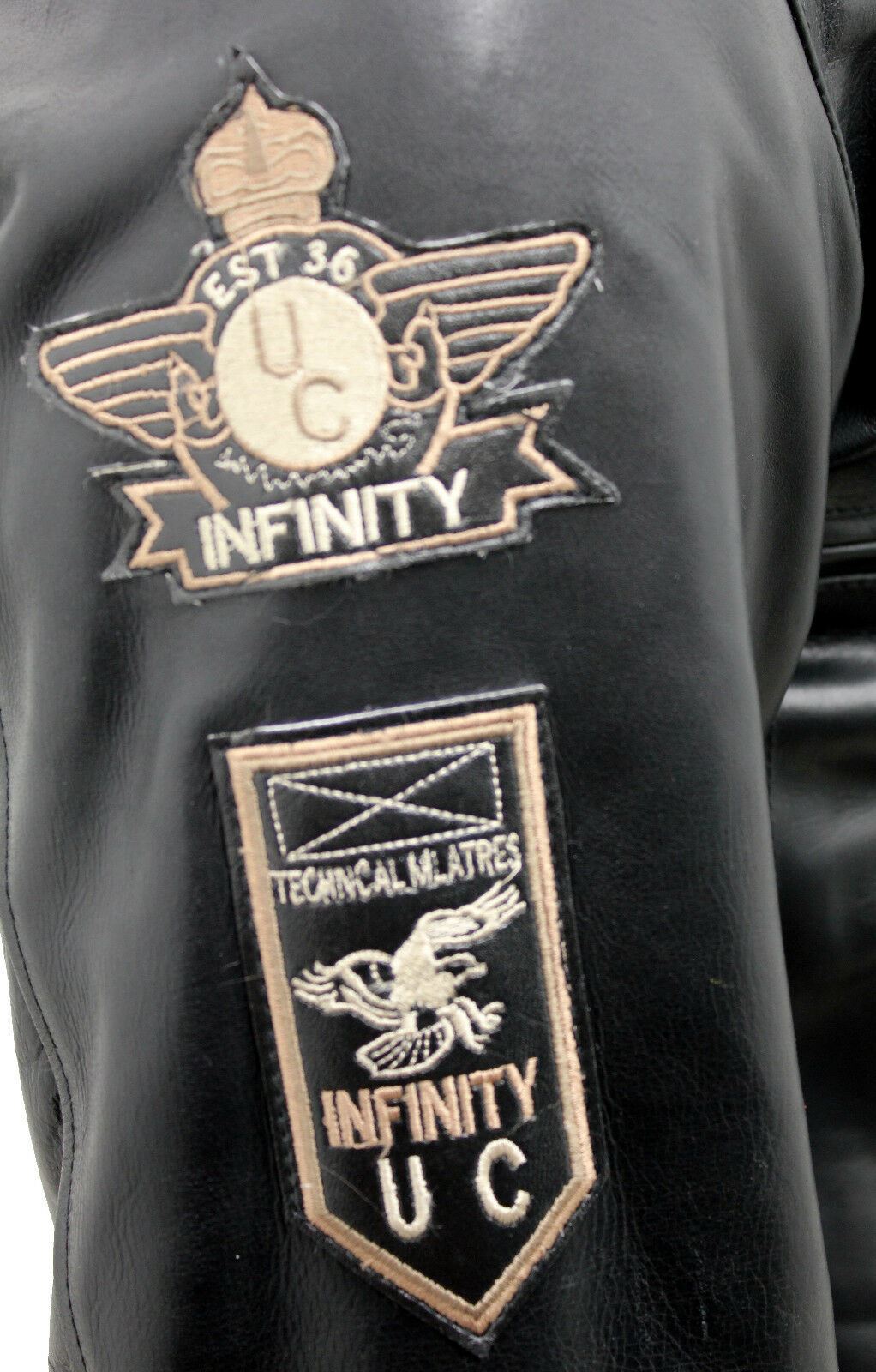 Mens US Badged Air Force Bomber Jacket-Clare - Image 4