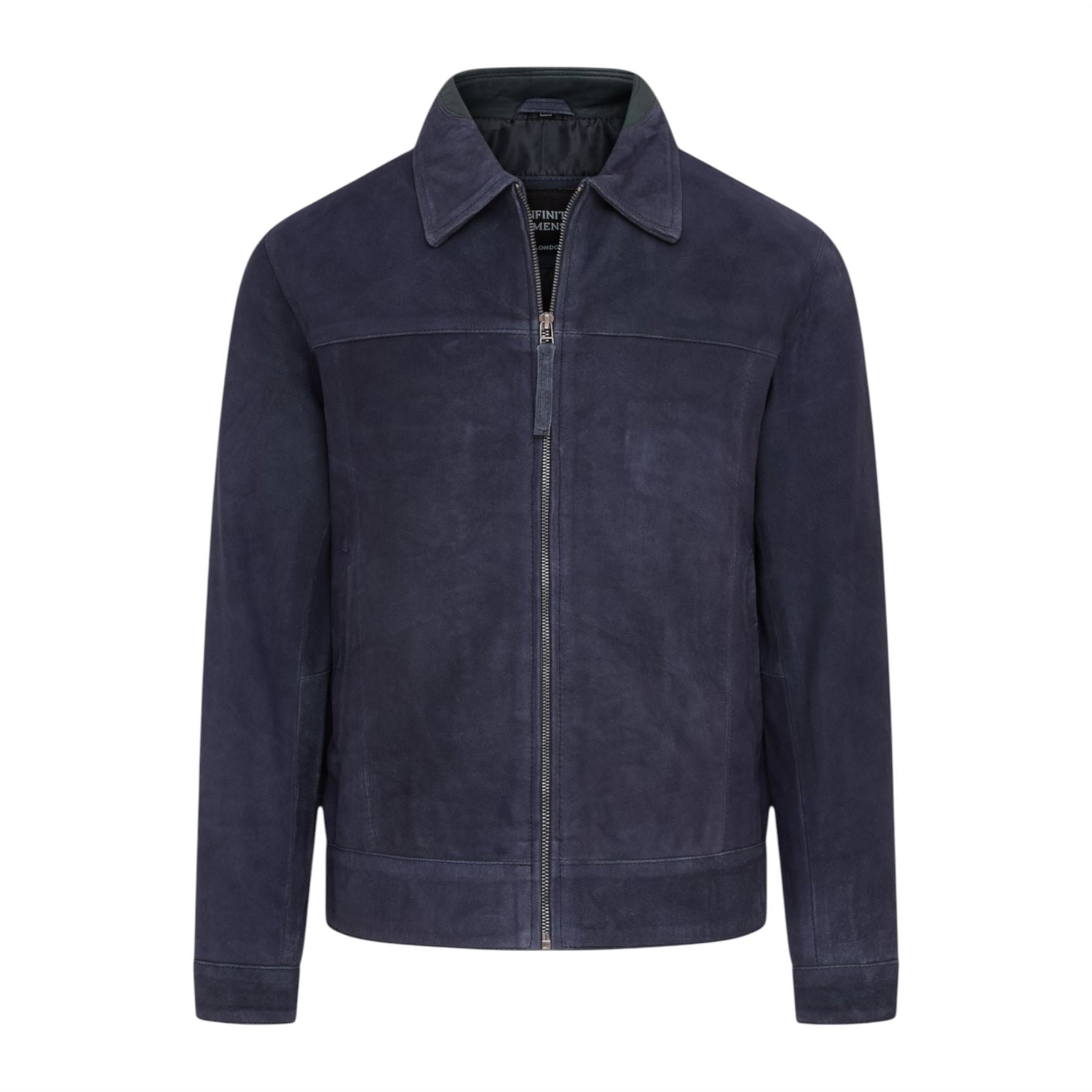 Mens Retro Classic Suede Leather Harrington Biker Jacket - Bryne - Image 20